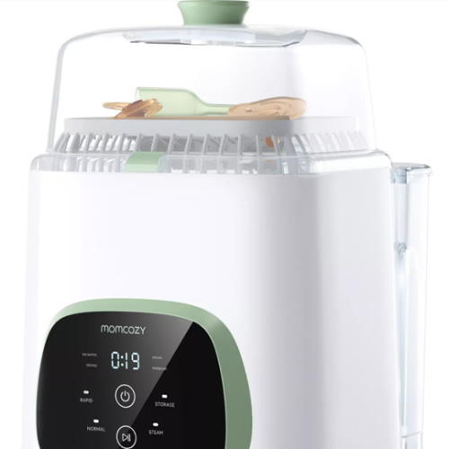 Momcozy KleanPal Pro Baby Bottle Washer, Sterilizer & Dryer - All-in-One Cleaning Machine for Bottles, Pump Parts & Baby Essentials - Time-Saving & Effortless Care