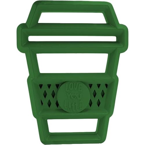 Itzy Ritzy Silicone Baby Teether – BPA-Free Infant Teether with Easy-to-Hold Design & Textured Back Side to Massage & Soothe Sore, Swollen Gums - Teething Toy for 3 Months & Up - Latte