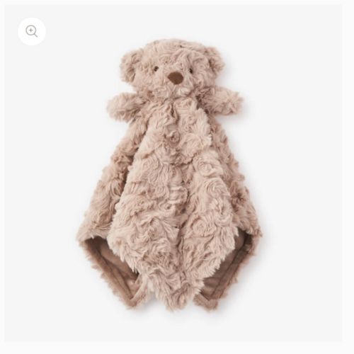 Plush Bear Baby Security Blanket