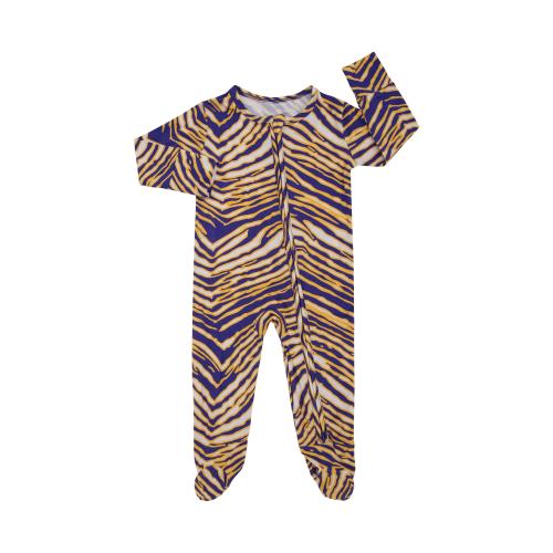 Minnesota Vikings Football Baby Footie | Bamboo Sleeper