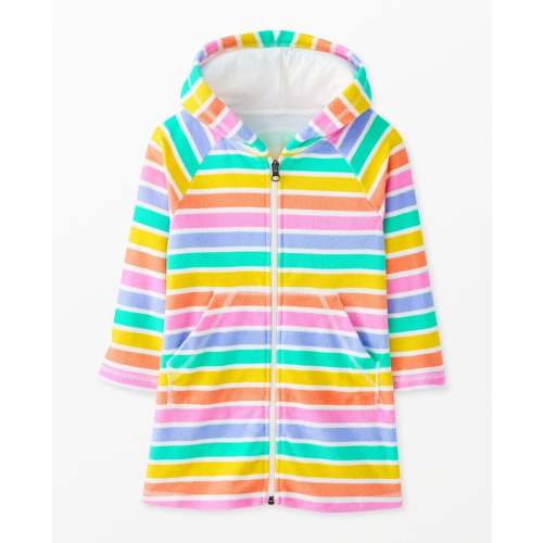 Long Sleeve Loop Terry Hoodie Cover Up | Hanna Andersson