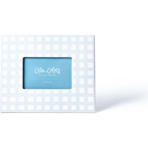 Gingham Frame, Blue - Coton Colors | Maisonette