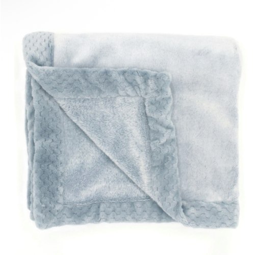 Sea Blue Plush Blanket | aden + anais