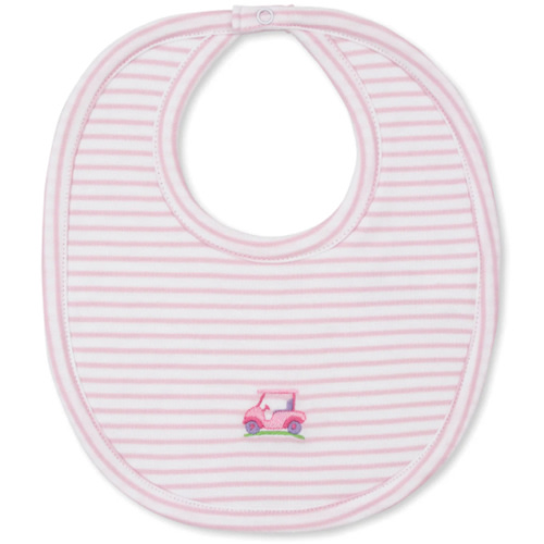 Fairway Foursome Pink Stripe Bib