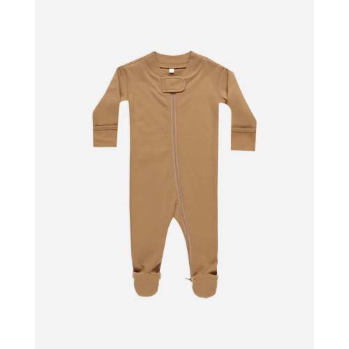 Zip Long Sleeve Sleeper Footie || Golden