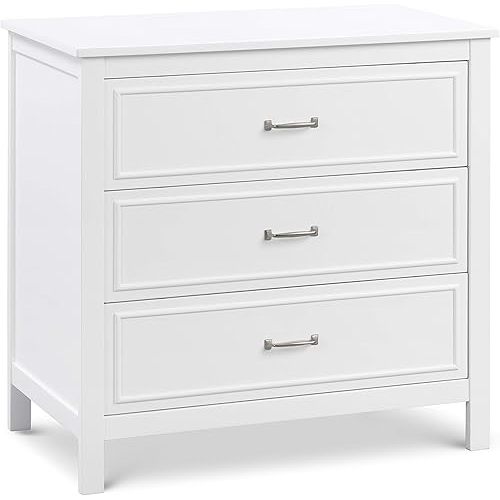 DaVinci Charlie 3-Drawer Dresser in White