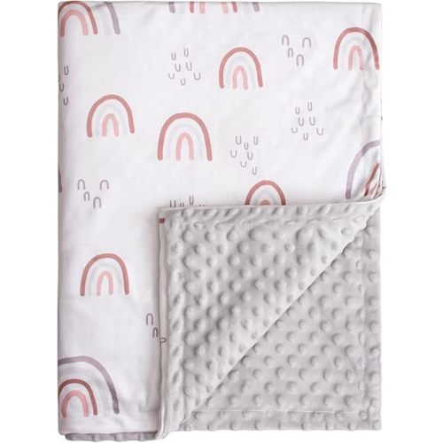 Soarwg Kids Baby Blanket Unisex Newborn, Super Soft Comfy Rainbow Blanket, for Toddler Baby Nursery Bed Blankets Stroller Crib Shower Gifts, 30 x 40 Inch