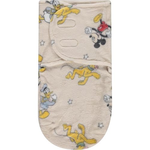 Disney Minnie Mouse Single Ply Baby Swaddle Sack, Easy Wrap Newborn Infant Swaddling Blanket, Soft Comfort Swaddler, Sleep/Hospital Swaddles for Newborns