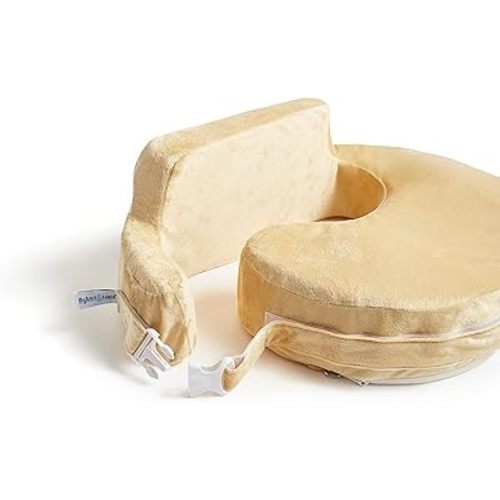 My Brest Friend Super Deluxe Nursing Pillow Slipcover Sleeve | Great for Breastfeeding Moms | Pillow Not Included, Gold