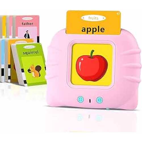 Toddler Toys Age 2-6, Girls Birthday Gift,Learning Toys for Toddlers, 224 Sight Words Educational Toys, Montessori Toys for 2 Year Old, Talking Flash Cards,Sensory Toys, Speech Therapy, Toys for Girls