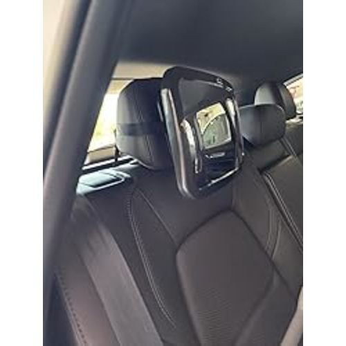 Shynerk Baby Car Mirror, Safety Car Seat Mirror for Rear Facing Infant with Wide Crystal Clear View, Shatterproof, Fully Assembled, Crash Tested and Certified - Black