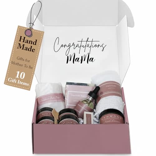 Lynwood New Mom Gift Box – Baby Essentials Care Package for Women, Postpartum Must-Haves, Pregnancy Shower Gift Basket for First-Time Moms, Gender Reveal, 1st Trimester, Postpartum Recovery Kit