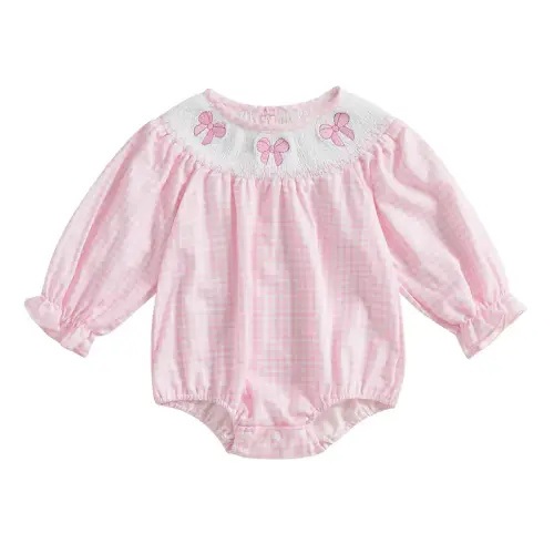 Cute Baby Girl Clothes Baby Girl Spring Outfit Long Sleeve Bow - TikTok Shop
