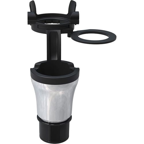 Multifunctional Car Cup Holder Expander Adapter with Offset Adjustable Base Organizer