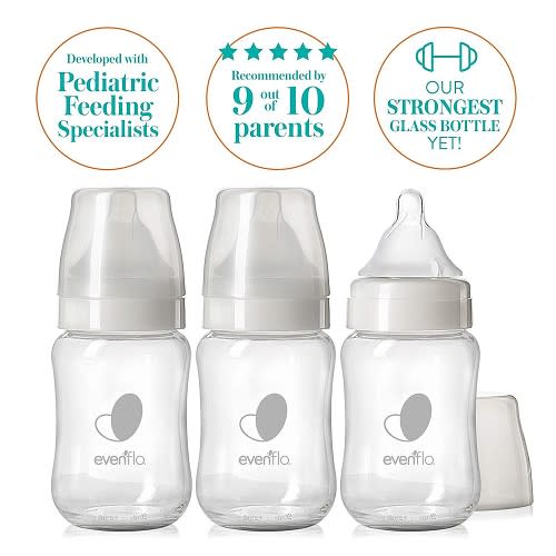 Evenflo Balance Glass Baby Bottles 6oz | glass baby bottles