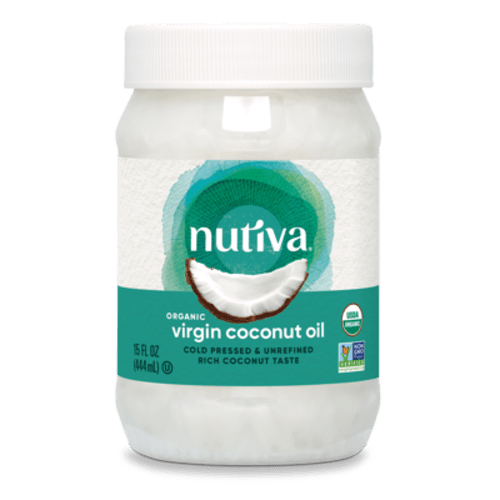 Nutiva Organic, Cold-Pressed, Unrefined, Virgin Coconut Oil from Fresh, non-GMO, Sustainably Farmed Coconuts, 15 Fluid Ounces (Pack of 2)
