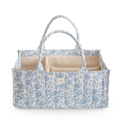 Diaper Caddy Blue Flowers One Size