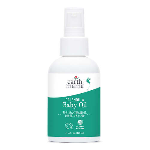 Calendula Baby Oil for Baby Massage | Earth Mama