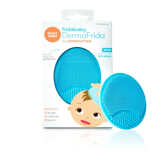 Frida Baby DermaFrida SkinSoother Exfoliating Scalp Scrubber for Cradle Cap, Dry Skin, and Eczema, 2 Pieces