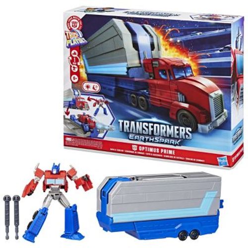 Transformers EarthSpark Optimus Prime Battle Trailer