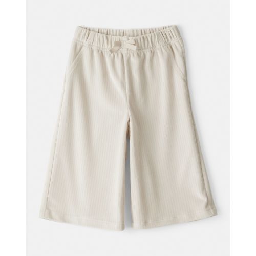 Baby Girl Ribbed Flare Pants - Tan | Carter's