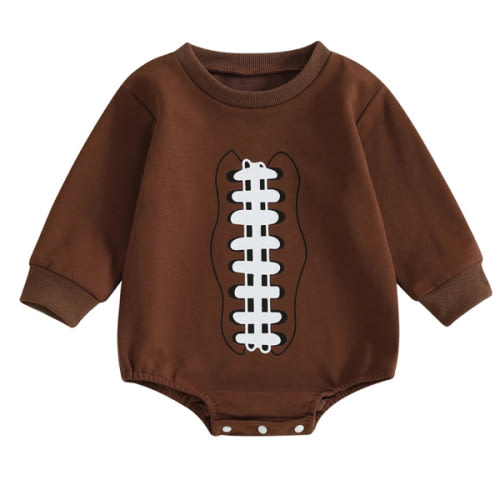 FOOTBALL Romper - Hazel & Bo