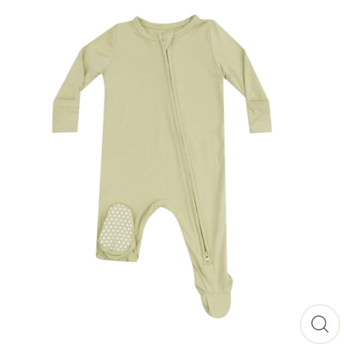 2 Way Zipper Footie - Solid Winter Pear – Angel Dear