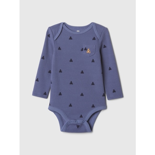 Baby First Favorites Bodysuit in bainbridge blue