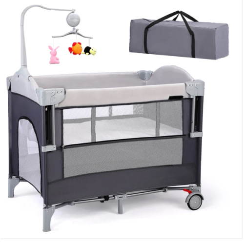 JOYMOR Baby Bedside Bassinet 4 in 1 Pack and Play – Joymor