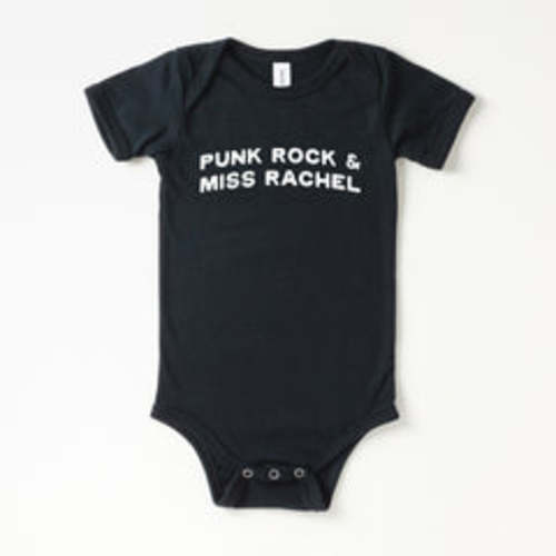 Punk Rock & Miss Rachel Baby Onesie | All The Small Tees