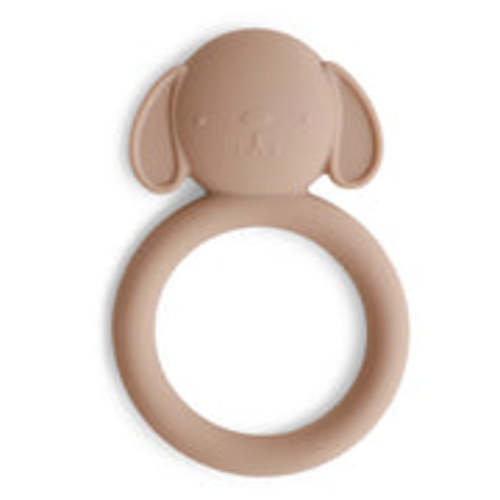 Mushie Baby Silicone Dog Teether