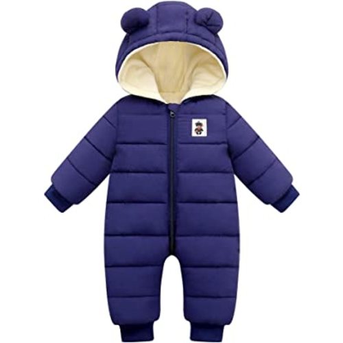 Cute Baby Boys Snowsuit New Born baby girls Winter Coat Toddler Clothes