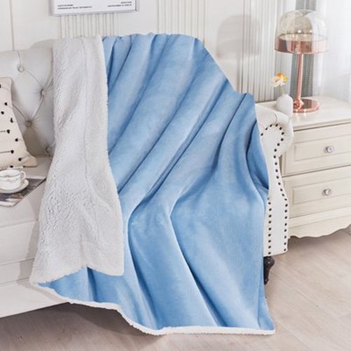TUWABEII Blankets and Throws Clearance,Thickened Double Layer Double Sided Fleece Blanket Flannel Lamb Fleece Blanket Sofa Blanket Warm Fleece Winter Quilt