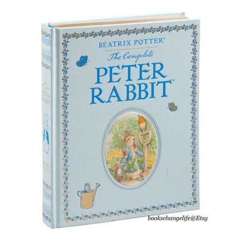 The COMPLETE PETER RABBIT by Beatrix Potter Deluxe Bonded Leather Collectible Hardcover Edition New Sealed Classic Book