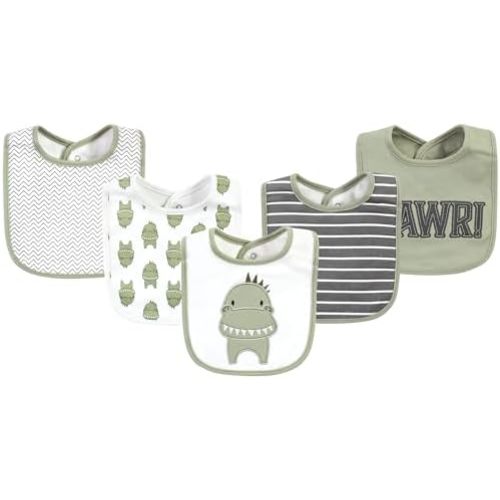 Hudson Baby Unisex BabyCotton Bibs