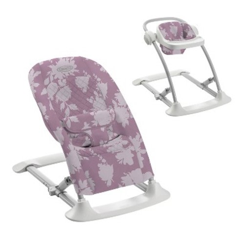 Graco JumpStart 4-in-1 Activity Baby Bouncer and Rocker - Lilac Mod