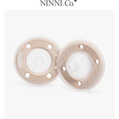 Ninni Pacifier- Oatmeal 2 Pack Pacifier Like Breast – Ninni Co