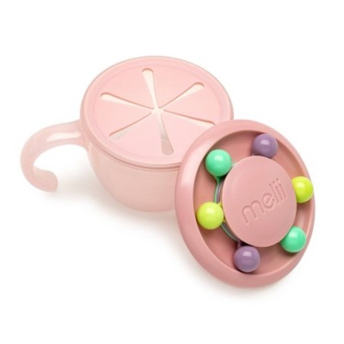 Melii Abacus Snack Container - 11.5 fl oz - Pink