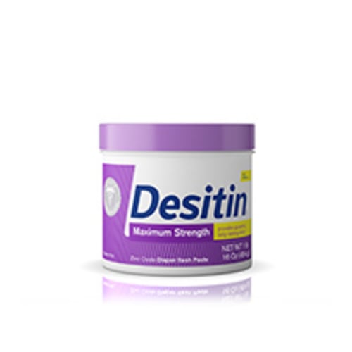 Desitin Maximum Strength Baby Diaper Rash Cream with 40% Zinc Oxide for Treatment, Relief & Prevention, Hypoallergenic, Phthalate- & Paraben-Free Paste, 4.8 oz - 4.8 Ounce (Pack of 1)