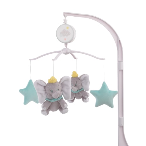 Free Shipping! Disney Dumbo Shine Bright Little Star, Musical Mobile, Infant Nursery, Unisex