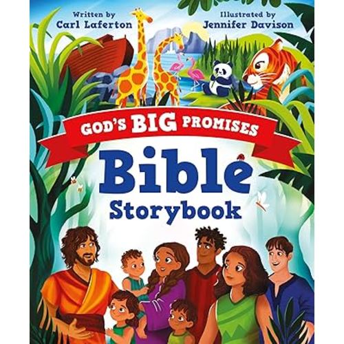 God’s Big Promises Bible Storybook (An Illustrated Children’s Picture Bible with 92 Full-Color Bible Stories for Toddlers & Kids Ages 2-6, Perfect gift for birthday, graduation. Stories about Jesus.)