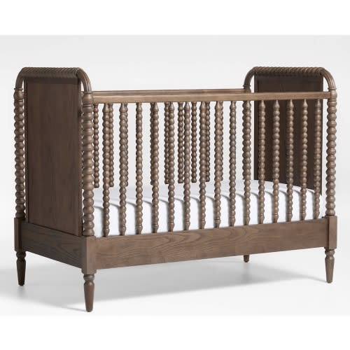Jenny Lind Heirloom Deep Brown Wood Convertible Baby Crib