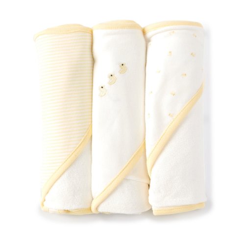 Starting Out Baby Ducky 3-Pack Hooded Towels