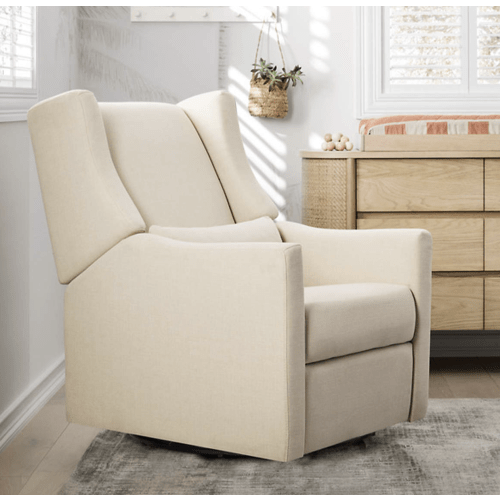 Babyletto Kiwi Cream Electronic Swivel Glider Power Recliner Nursery Chair