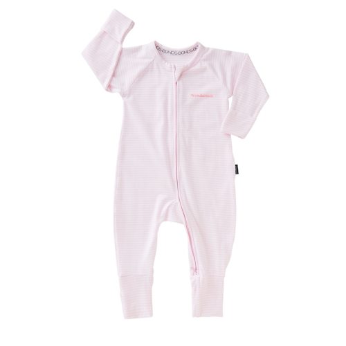 BONDS Zip Wondersuit | BZDYM | Ballet Pink / White
