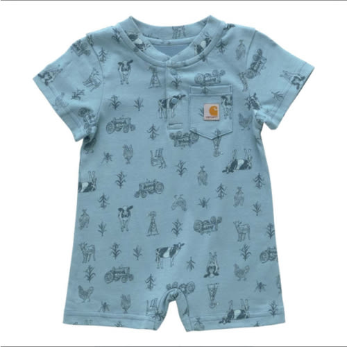 Baby Boys' Carhartt Farm Print Romper | SCHEELS.com