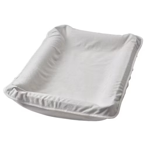 SKÖTSAM
Cover for changing pad, gray, 32 5/8x21 5/8 "