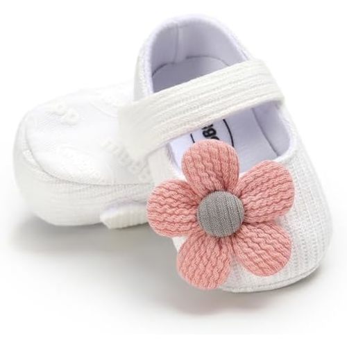 Ohwawadi Infant Baby Boys Girls Slippers Cozy Fleece Booties Soft Bottom Warm Cartoon Socks Newborn Crib Shoes