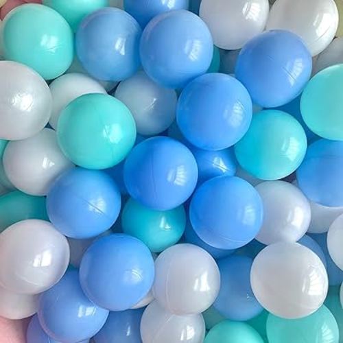 Ball Pit Balls 500 1000 Count Play Plastic Balls for Ball Pit Playpen BPA- Free Crush Proof Crawling Tunnels Balls for Pet Dogs