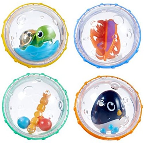 Munchkin Float and Play Bubbles Bath Toy, 4 Count
